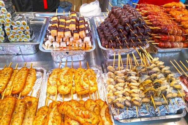 غذاهای خیابانی در سئول