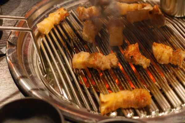Samgyeopsal یک غذای لذیذ کره جنوبی 