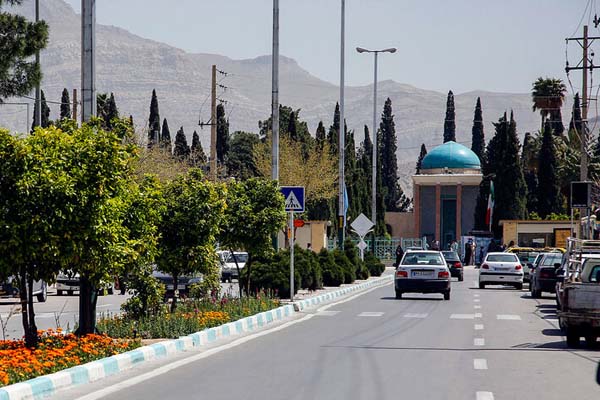 مسیر دسترسی به سعدیه  شیراز