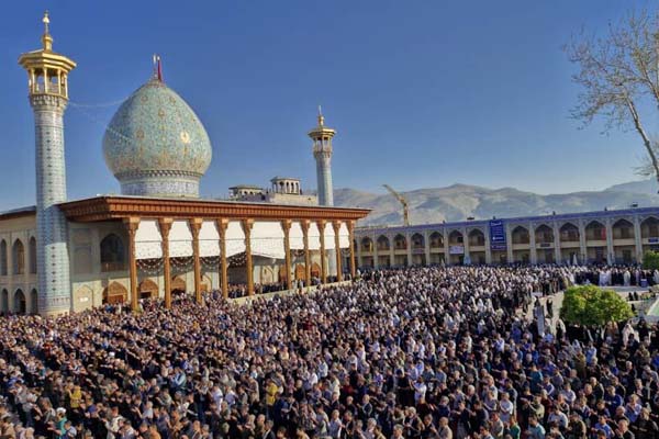 نمایی از شاهچراغ شیراز